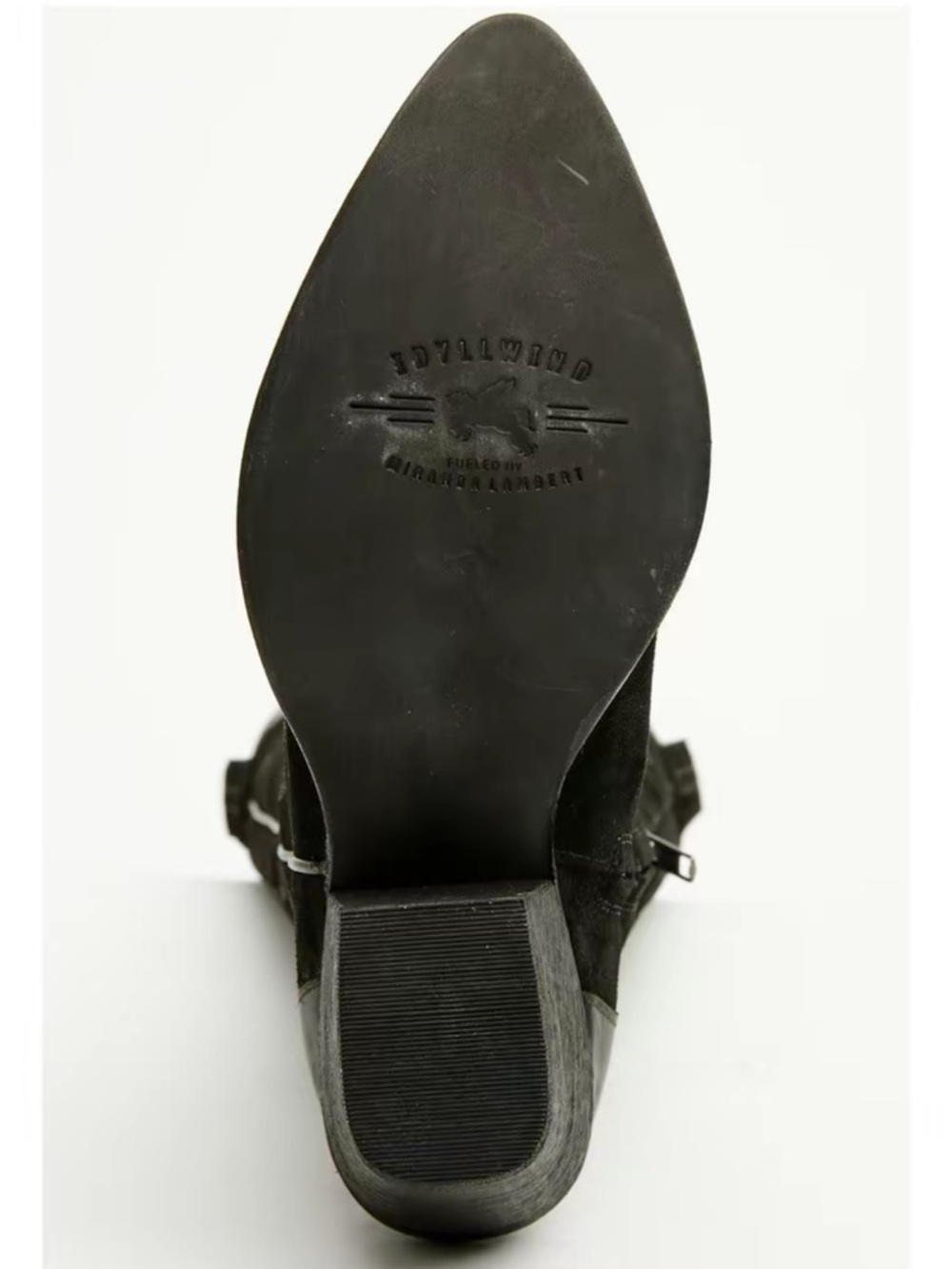 Idyllwind Black Over-the-Knee Western Boot with Embroidered Detail - Picture 7 of 8